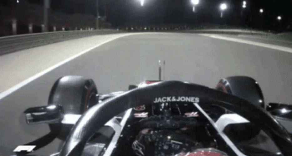 Vettel Leclerc Collision Car Control GIF