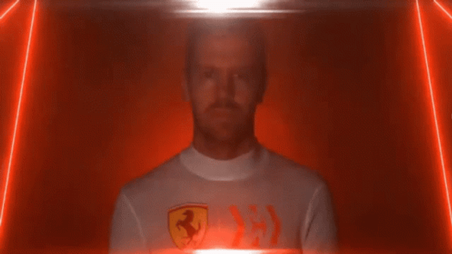Vettel Leclerc Collision Tribute GIF