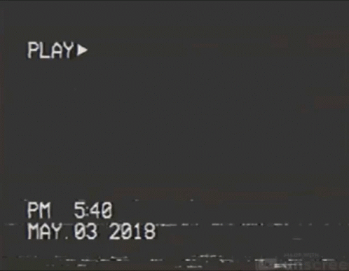 Vhs Loading Screen On Tv GIF