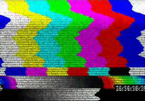 Vhs Effect Different Colors GIF