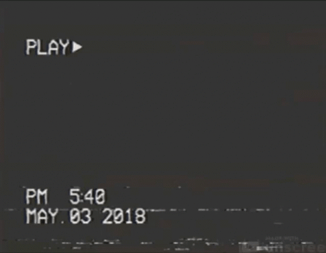 Vhs Loading Screen On Tv GIF