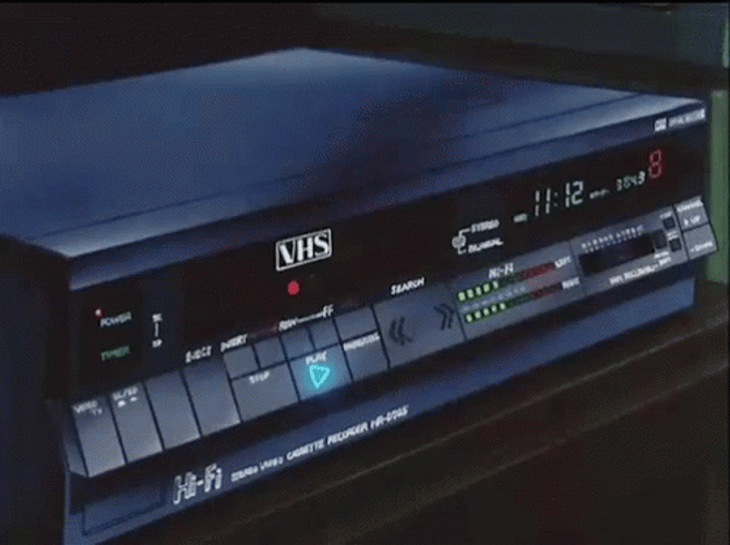 Vhs Player Classic 80S Device GIF