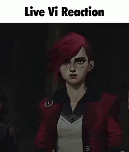 Vi Arcane Reaction In Surprise For Her GIF