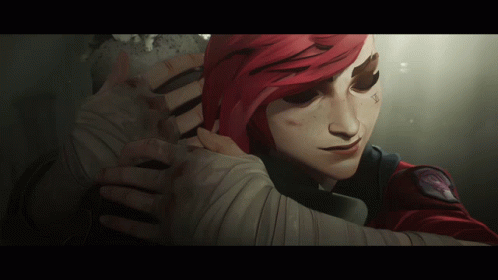 Vi Arcane Comfort Ekko By Hugging Her GIF