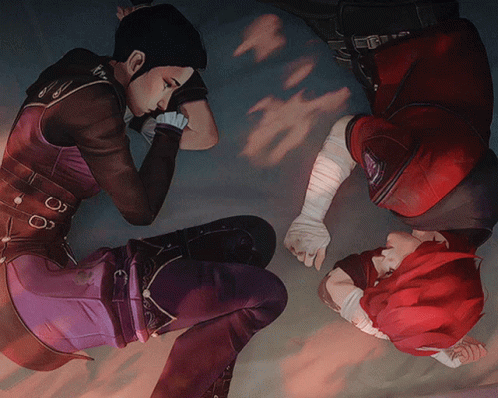 Vi Arcane Telling A Story To Caitlyn GIF