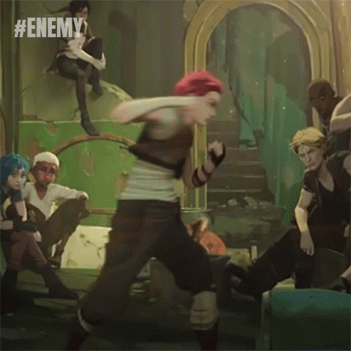 Vi Arcane Ready To Fight Her Enemy GIF