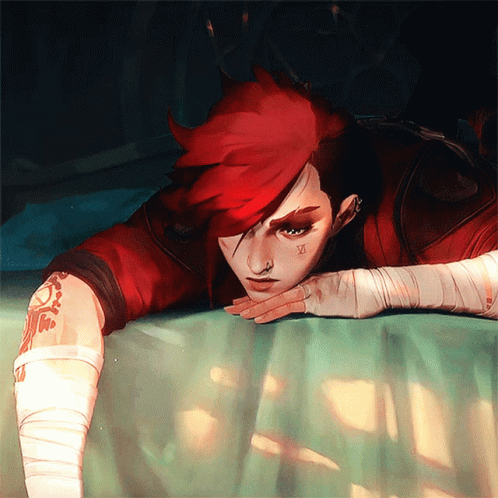 Vi Arcane Waking Up With The Beautiful Sunrise GIF