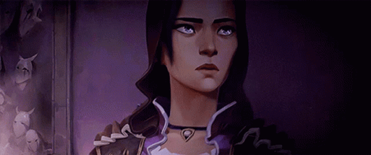 Vi Arcane Angry Reaction To Caitlyn GIF