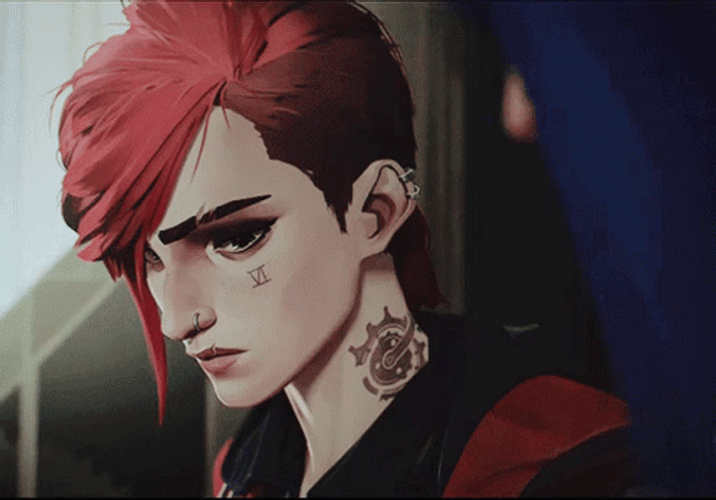 Vi Arcane Listening To Her Friend Advice GIF