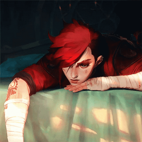 Vi Arcane Waking Up With The Beautiful Sunrise GIF