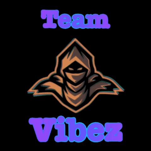 Vibez Team Logo With Hooded Figure GIF