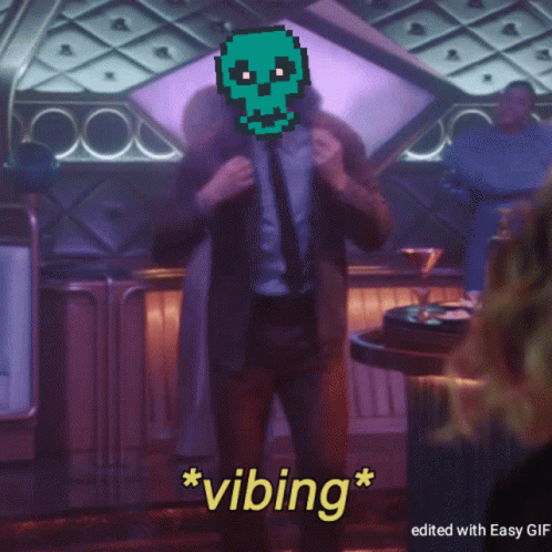 Vibing Cryptoskull Nft Guy GIF