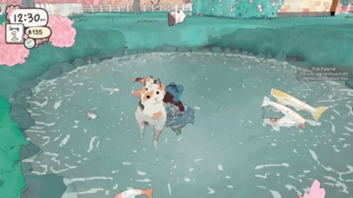 Vibing Dogpool With The Fish GIF