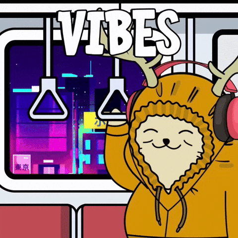 Vibing To Lofi Music Girl GIF