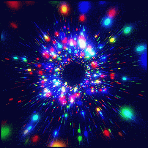 Vibrant Colorful Optical Illusion GIF