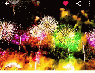 Vibrant Colors Fireworks Meme GIF