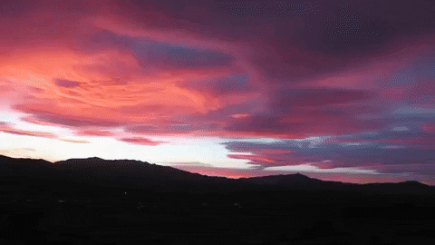 Vibrant Sky In California GIF