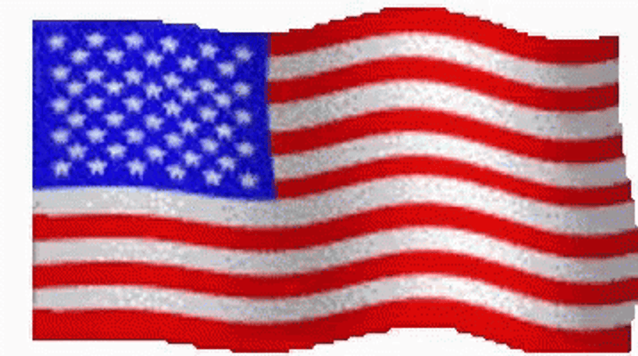 Vibrant Usa Animated Flag GIF