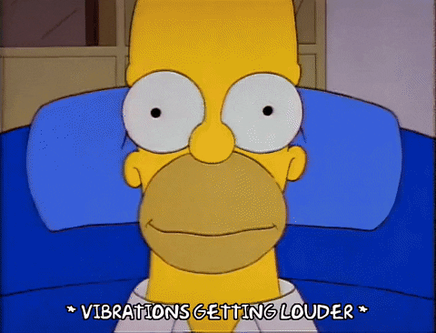 Vibrate Massage Chair Homer Simpson GIF
