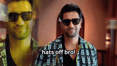 Vicky Kaushal Hats Off GIF