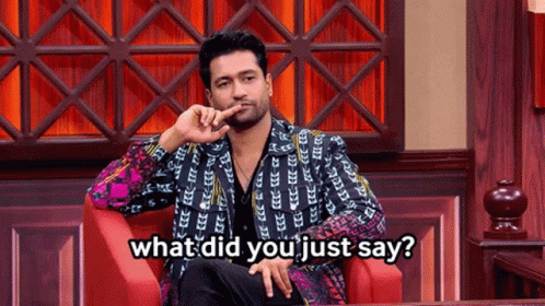 Vicky Kaushal Surprised What Did He Say GIF