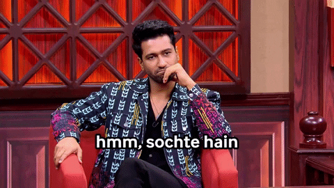 Vicky Kaushal Thoughts Think About It Meme GIF
