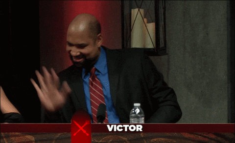 Victor Doing Wax On Wax Off In Show GIF