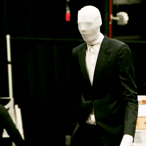 Victor Wembanyama In Slenderman Halloween Costume GIF