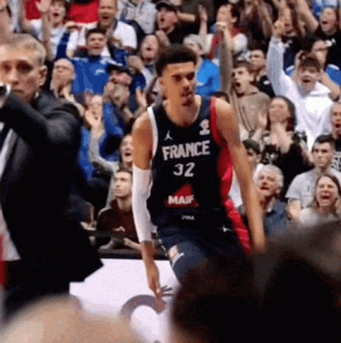 Victor Wembanyama Walking In The Court GIF