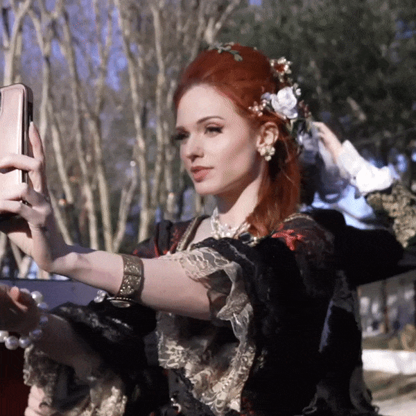 Victorian Era Selfie GIF