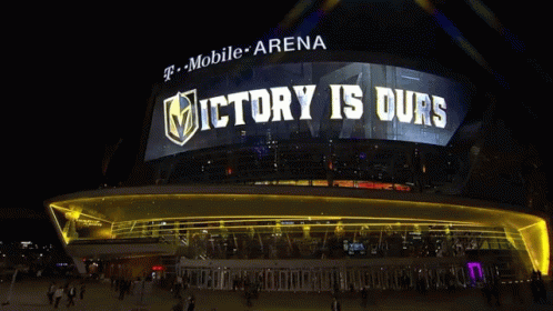 Victory Is Ours Is Displayed On A T Mobile Arena GIF
