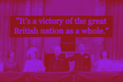Victory Sign for Great British Nation