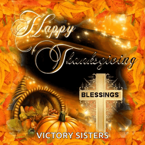 Victory Sisters Thanksgiving Greeting Card