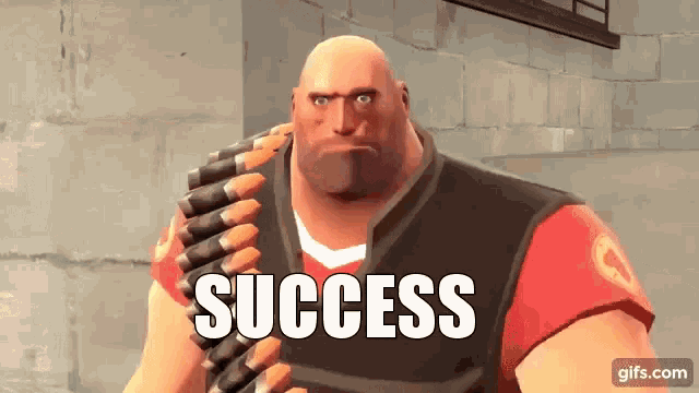 Victory Success Reaction The Fortress 2 GIF