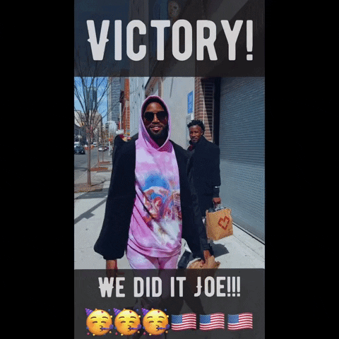 Victory We Did It Joe Ecstatic Black Man GIF