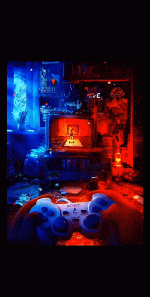 Video Game All Night GIF