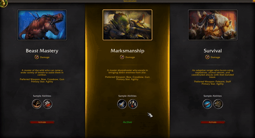 Video Game Beast Mastery Marksmanship Survival