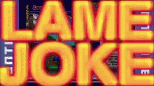Video Game Called Lame Joke on Screen