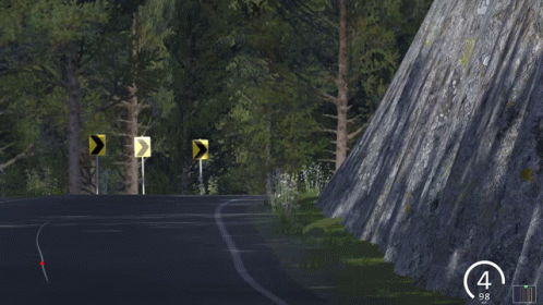 Video Game Car Flying With Number 4