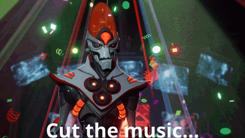 Video Game Character Cut The Music GIF