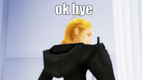Video Game Character Giving Middle Finger Ok Bye
