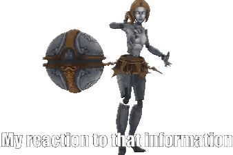 Video Game Character Holding Ball My Reaction