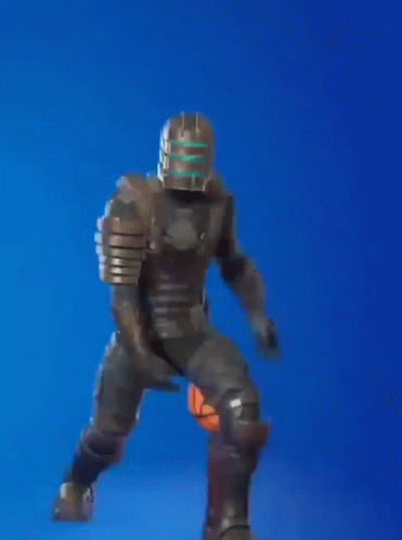 Video Game Character Holding Basketball