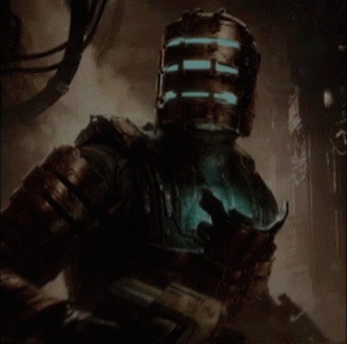 Video Game Character Holding Gun and Wearing Helmet