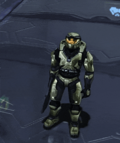 Video Game Character Holding Gun GIF