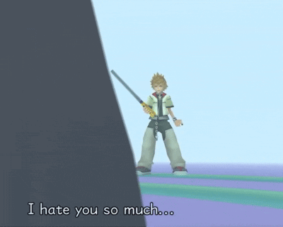 Video Game Character Holding Key Saying I Hate You