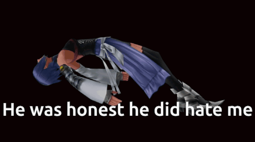 Video Game Character Laying on Ground He Was Honest He Did Hate Me