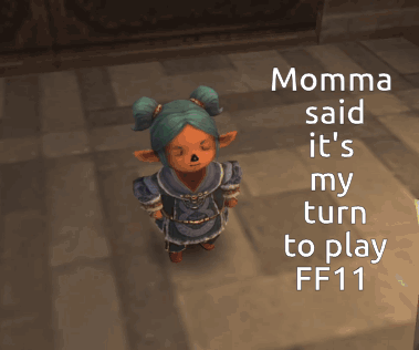 Video Game Character Momma Said It's My Turn To Play FF11 GIF