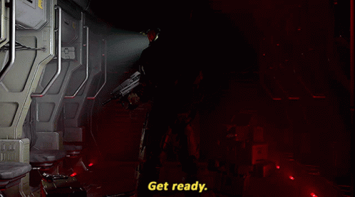 Video Game Character Saying Get Ready GIF