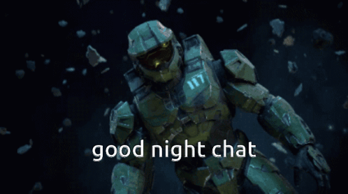 Video Game Character Saying Good Night Chat GIF